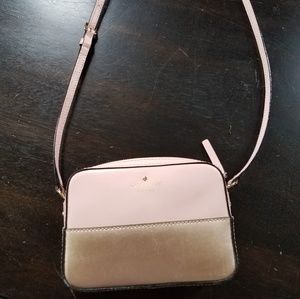 Kate Spade Light Pink and Gold Crossbody